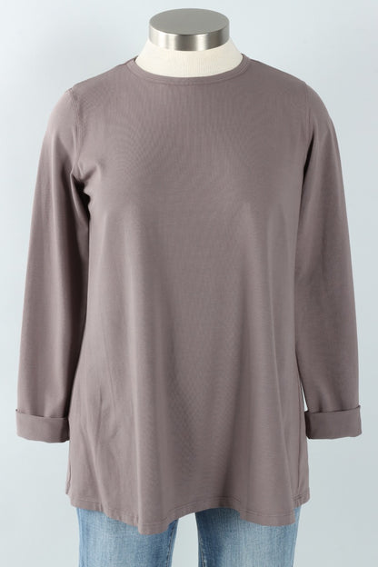 Stretch Knit A-Line Tunic - Eiffel Tower