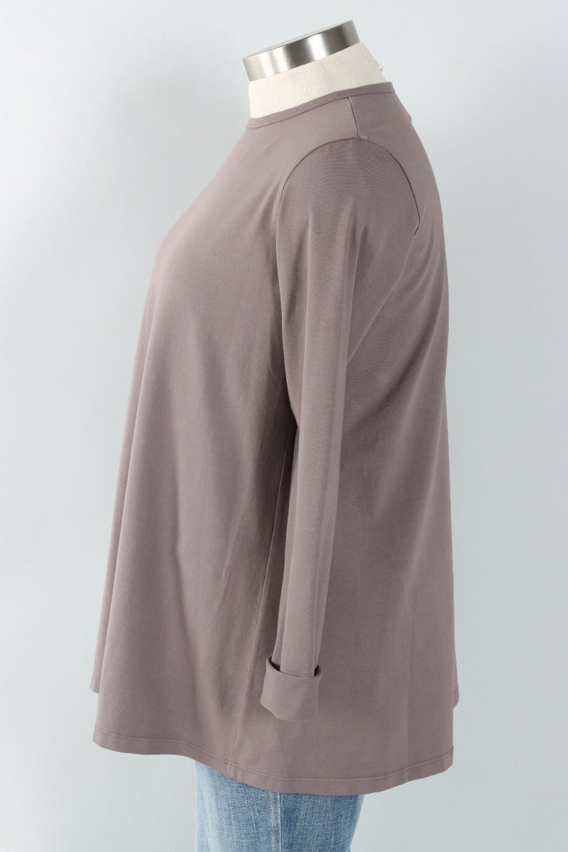 Stretch Knit A-Line Tunic - Eiffel Tower
