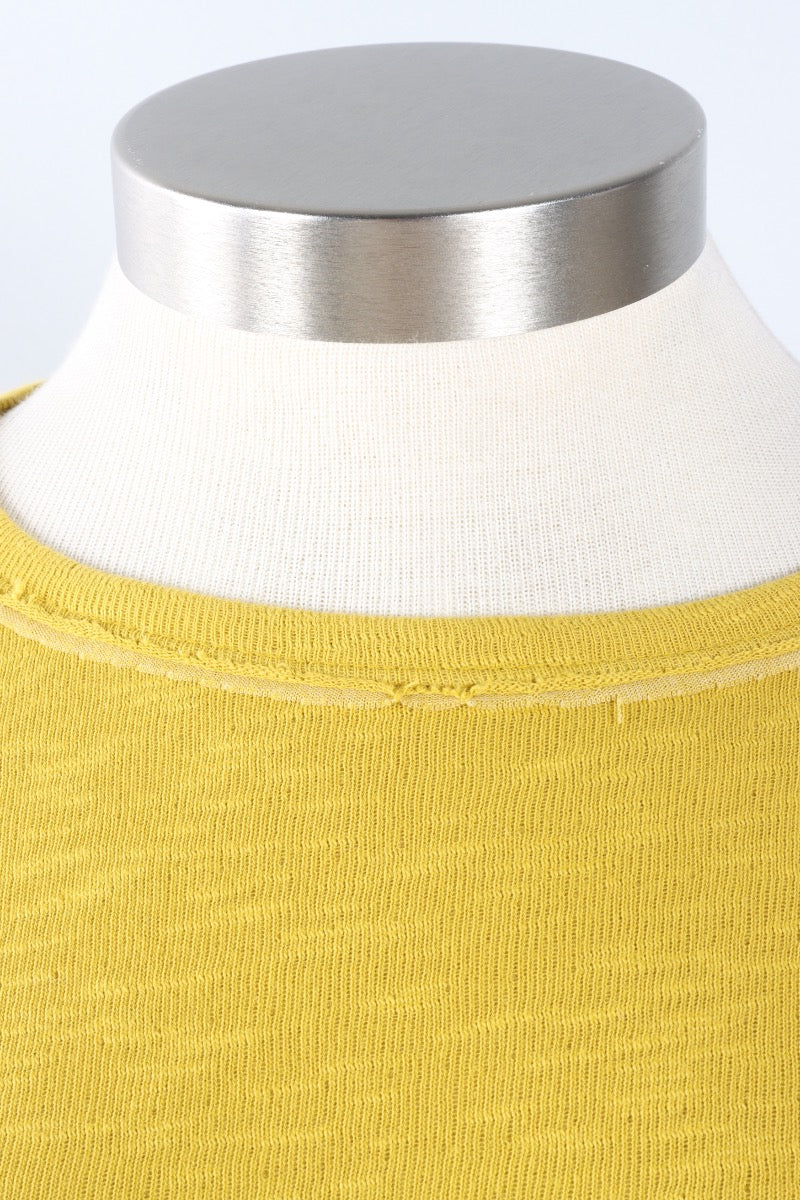 Original Longer Angel Tee - Mustard Green