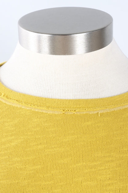 Original Longer Angel Tee - Mustard Green