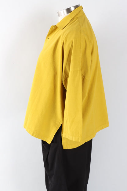 Big Shirt - Mustard Green