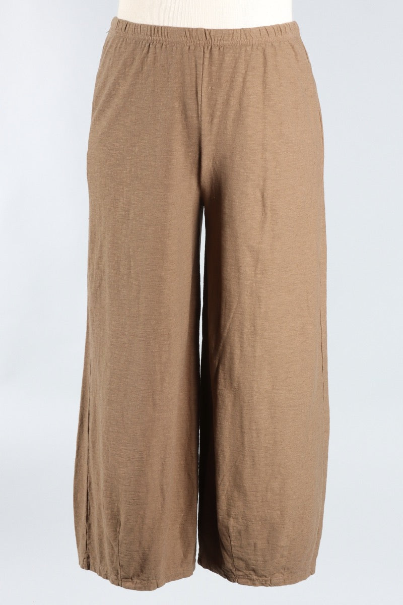 Darted Crop Pant - Coconut