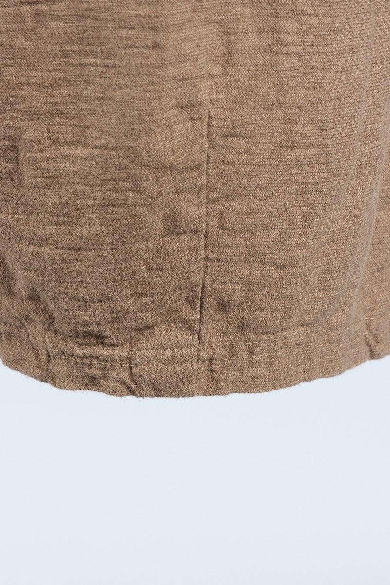 Darted Crop Pant - Coconut