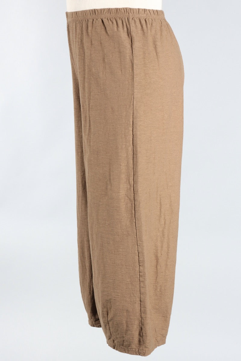 Darted Crop Pant - Coconut