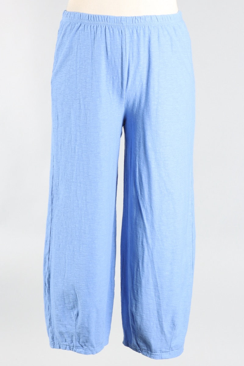 Darted Crop Pant - Forget-me-not