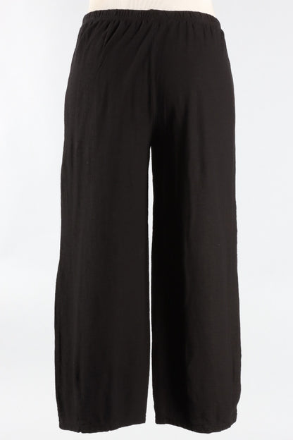 Darted Crop Pant - Black