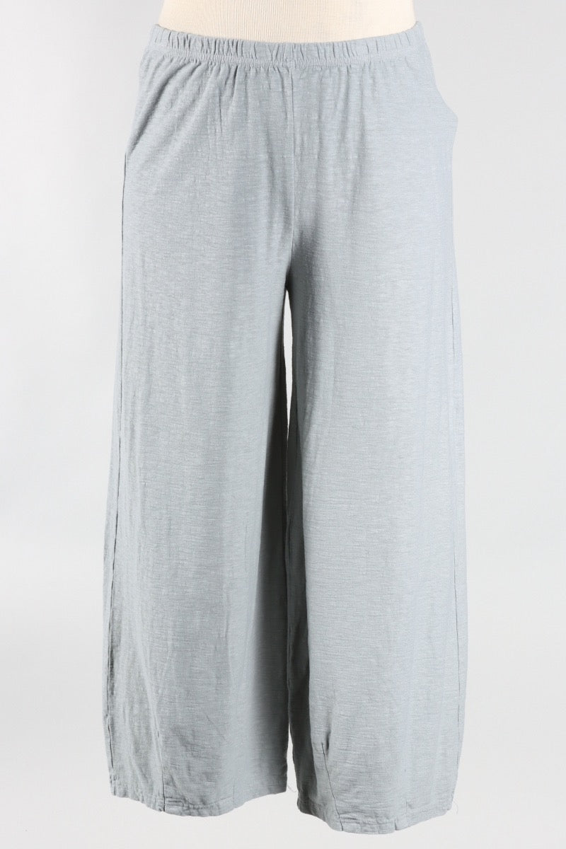 Darted Crop Pant - Overcast