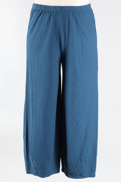Darted Crop Pant - Naval