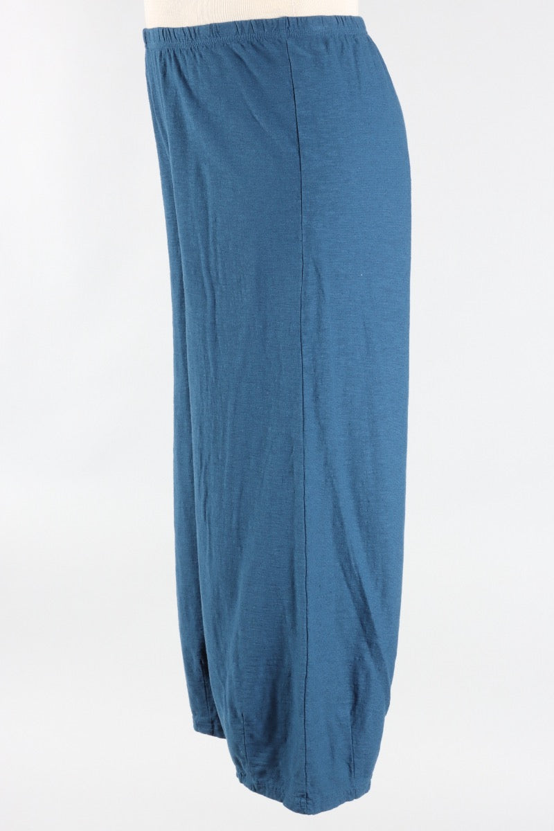 Darted Crop Pant - Naval