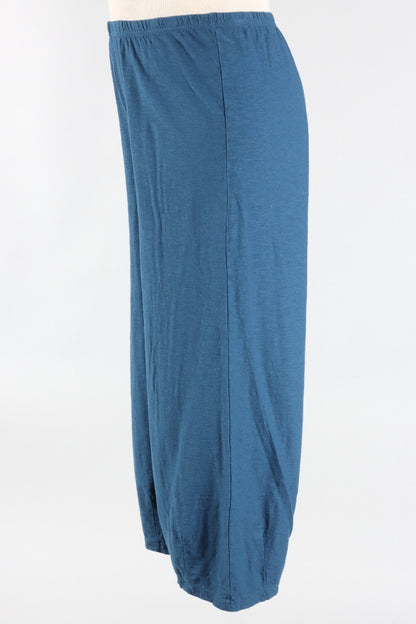 Darted Crop Pant - Naval