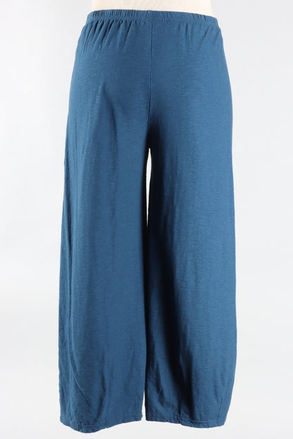 Darted Crop Pant - Naval