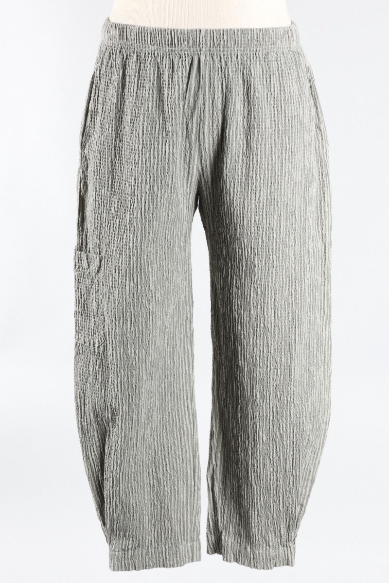 Cargo Pant - Overcast Stripe Crinkle