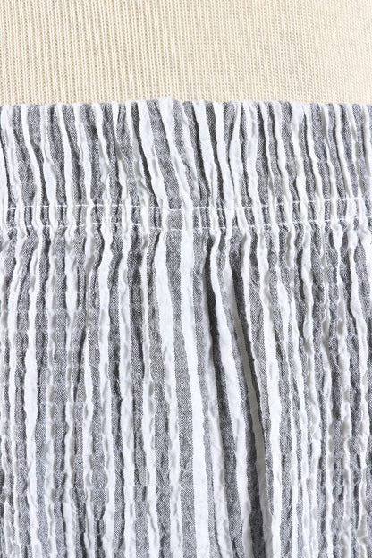 Cargo Pant - White Stripe Crinkle