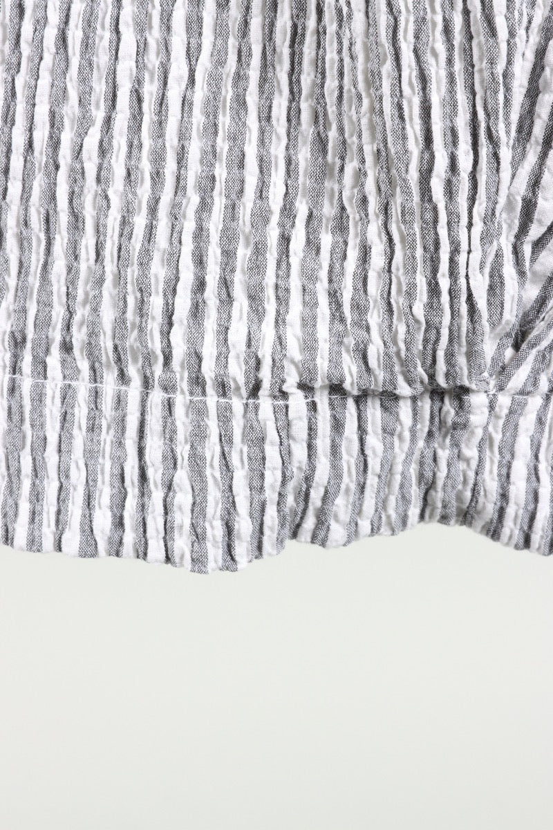 Cargo Pant - White Stripe Crinkle