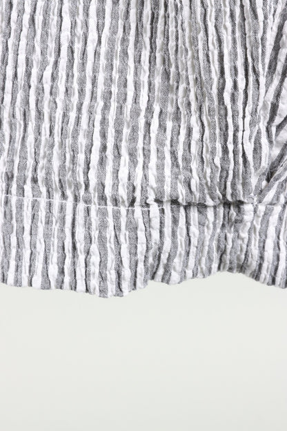 Cargo Pant - White Stripe Crinkle