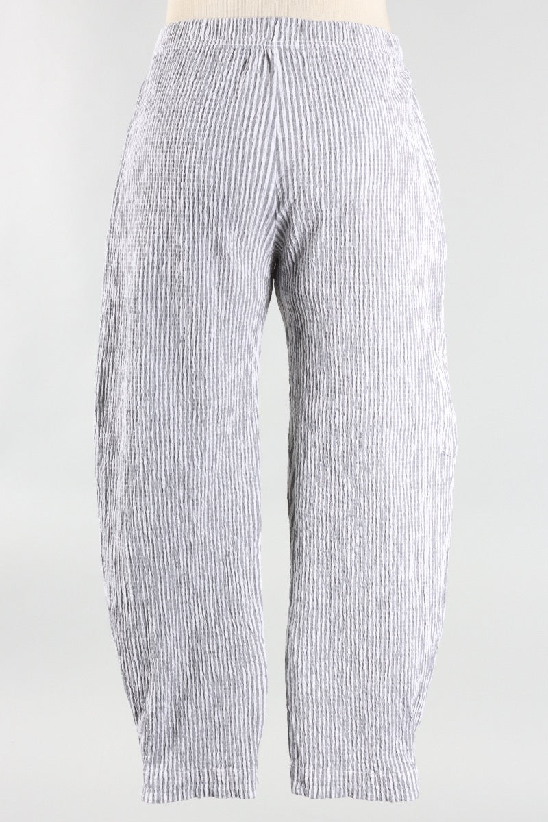 Cargo Pant - White Stripe Crinkle