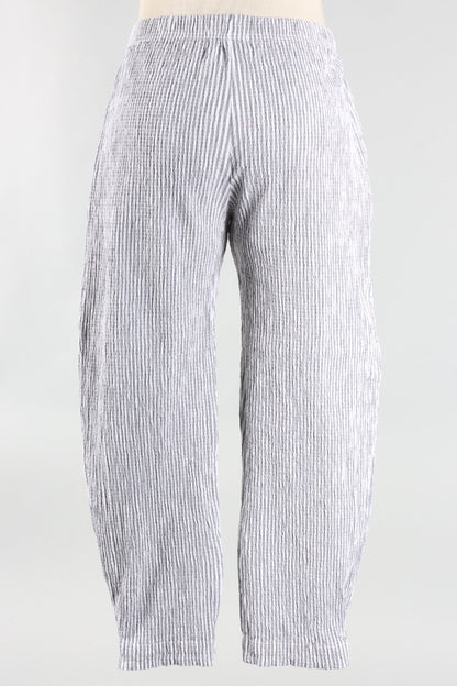 Cargo Pant - White Stripe Crinkle
