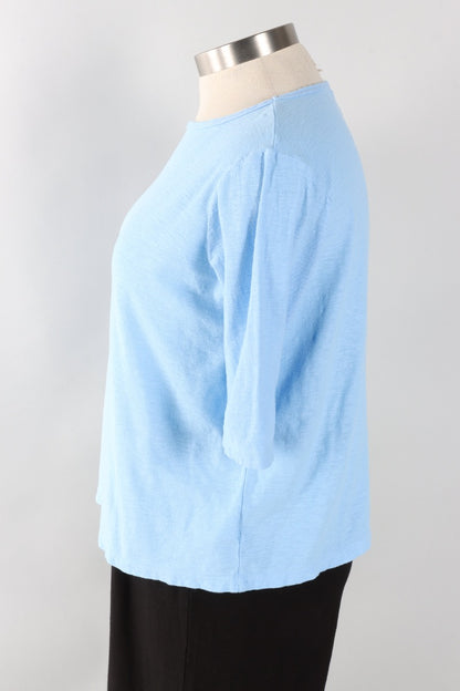 Elbow Sleeve Top - Bellflower