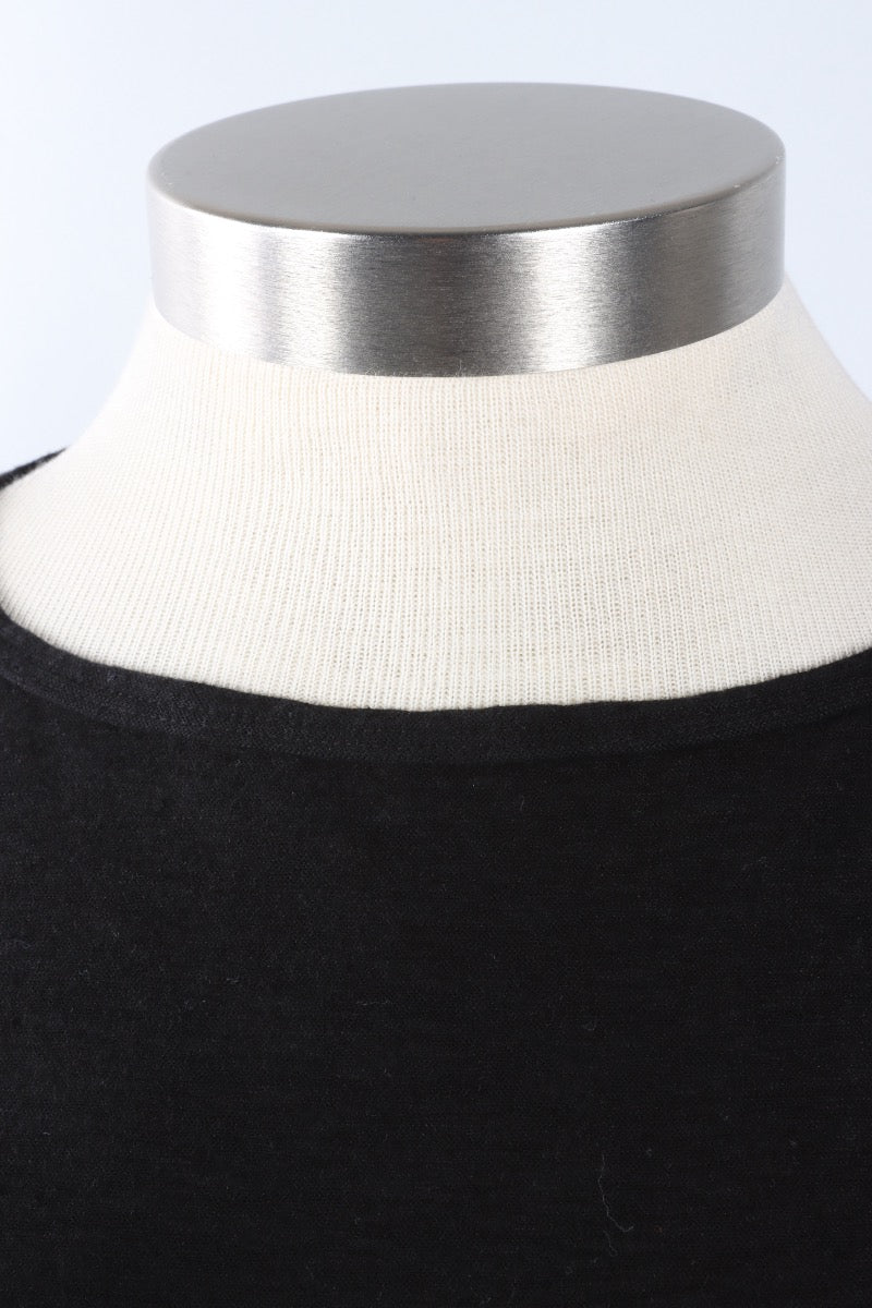 Elbow Sleeve Top - Black