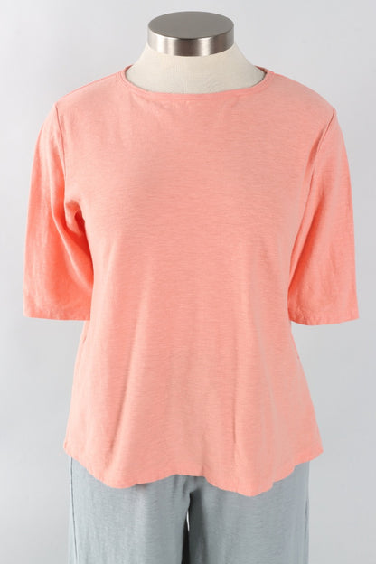 Elbow Sleeve Top - Coral Reef