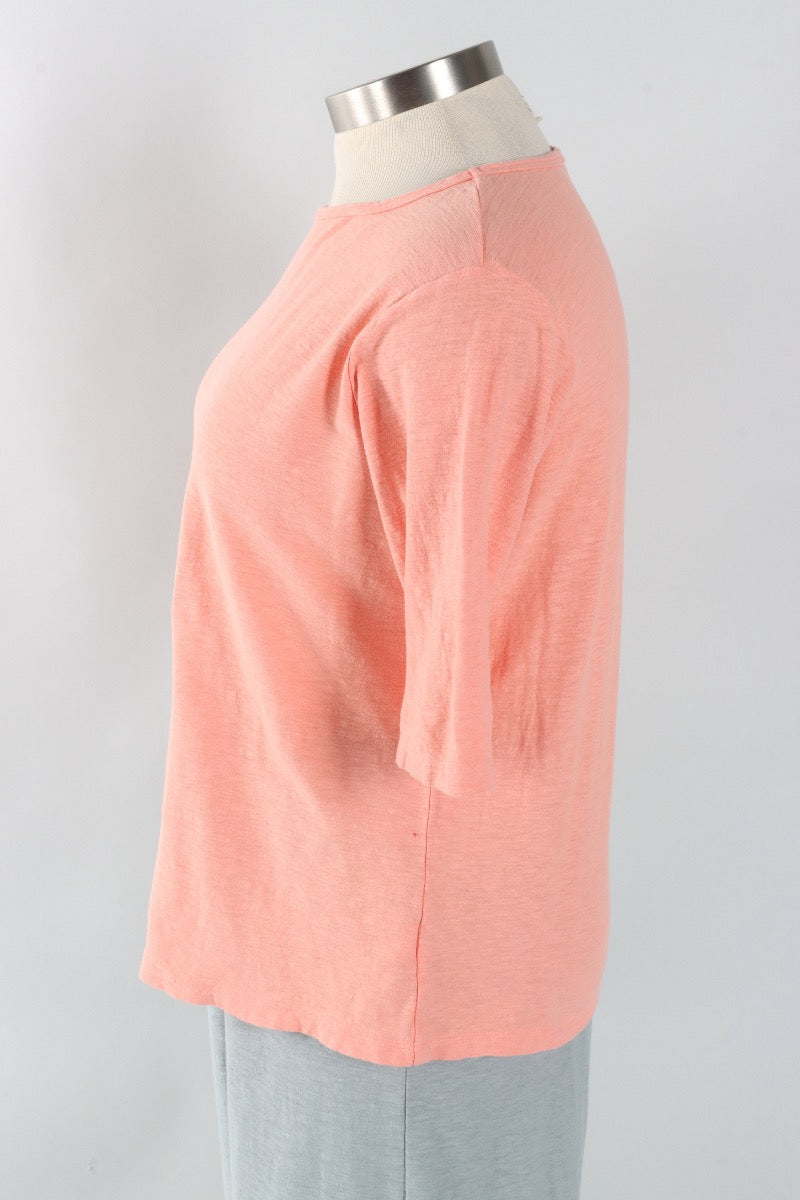 Elbow Sleeve Top - Coral Reef