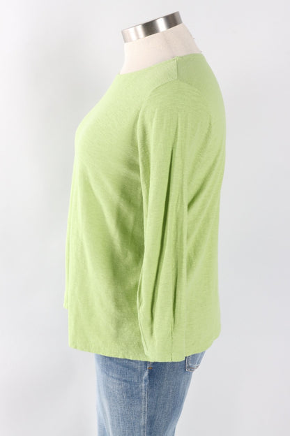 Lantern Sleeve Top - Verde