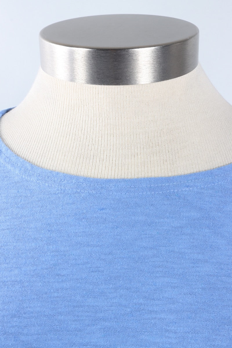 Lantern Sleeve Top - Forget-me-not
