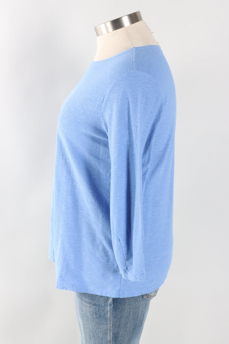 Lantern Sleeve Top - Forget-me-not