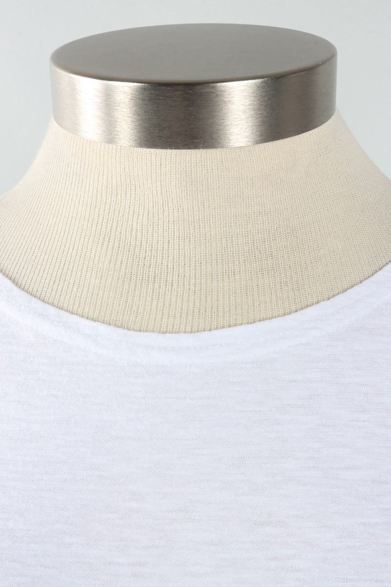 Lantern Sleeve Top - White