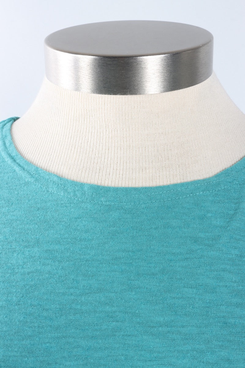 Lantern Sleeve Top - Riviera