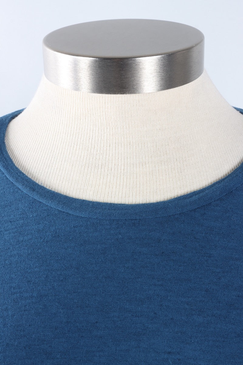 Fawbush's Only! Boxy Hi-Low Tee - Naval