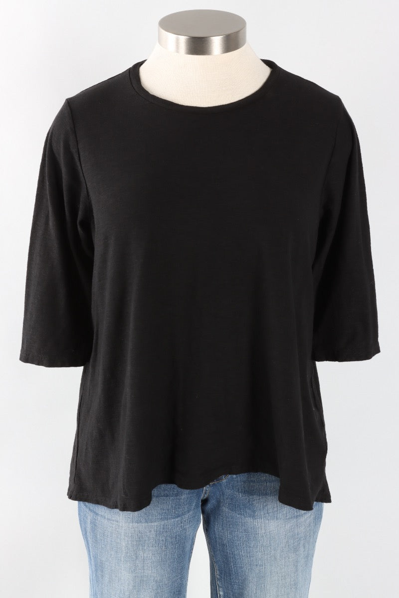 Fawbush's Only! Boxy Hi-Low Tee - Black