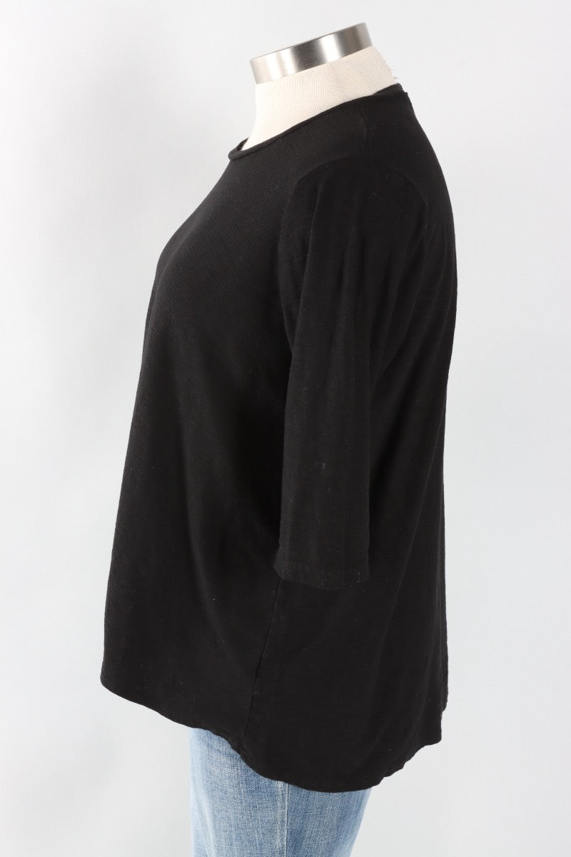 Fawbush's Only! Boxy Hi-Low Tee - Black
