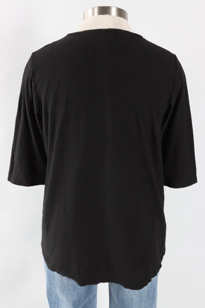 Fawbush's Only! Boxy Hi-Low Tee - Black