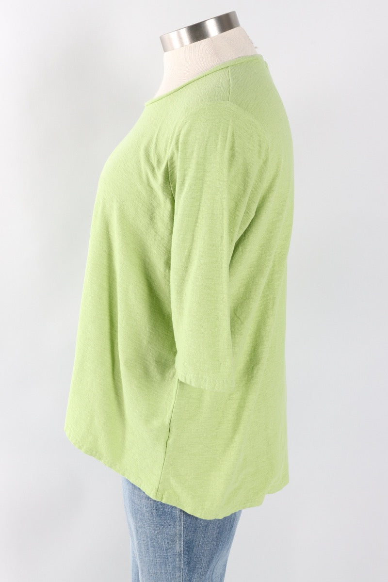 Fawbush's Only! Boxy Hi-Low Tee - Verde