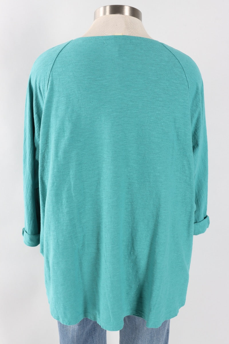 Fawbush's Only! Osize V-Neck - Riviera