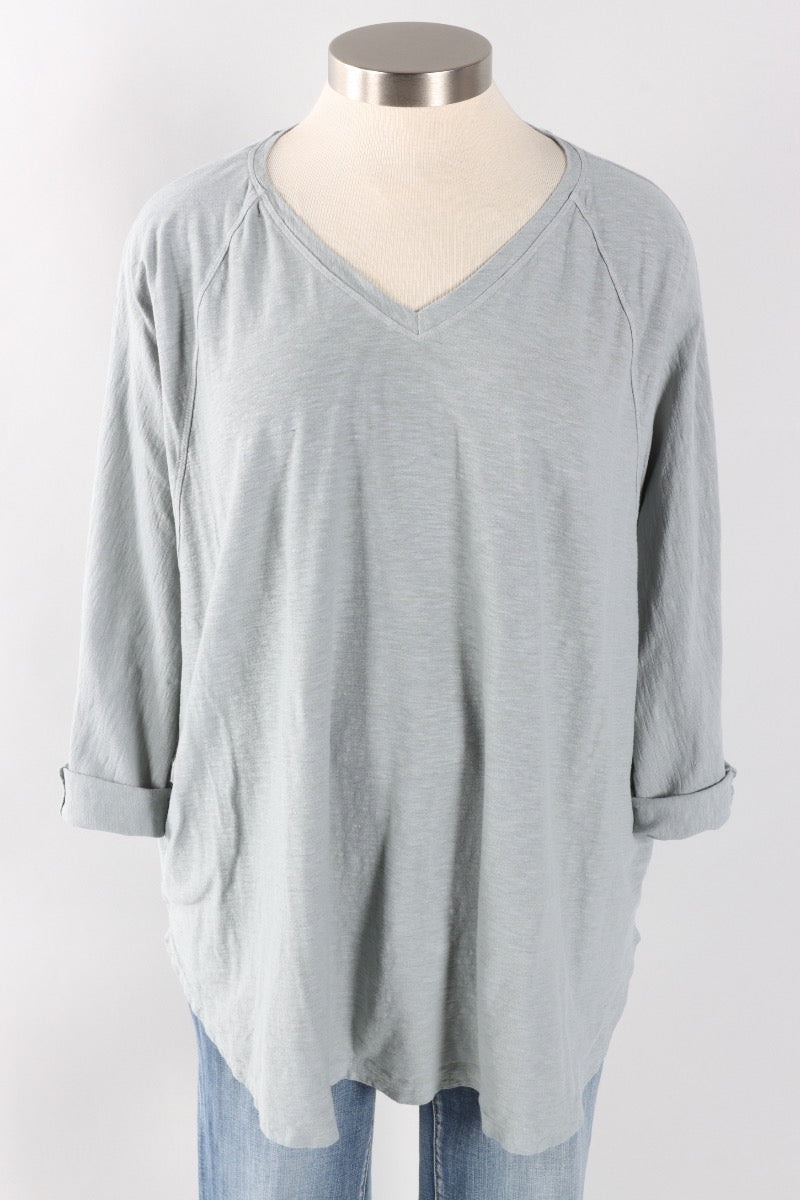 Fawbush's Only! Osize V-Neck - Overcast