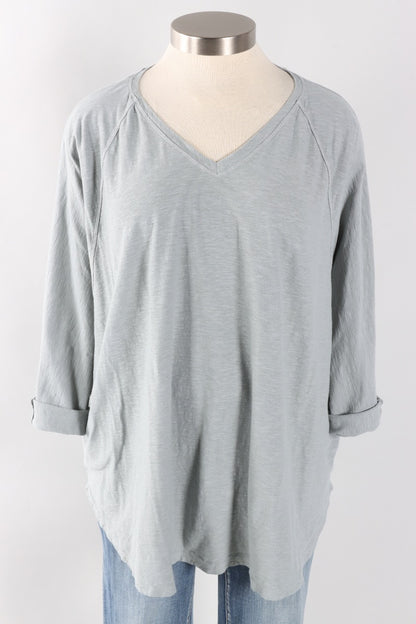 Fawbush's Only! Osize V-Neck - Overcast