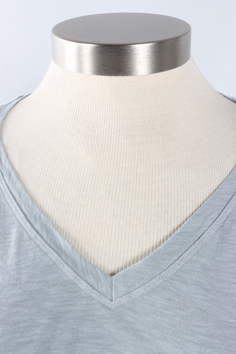 Fawbush's Only! Osize V-Neck - Overcast