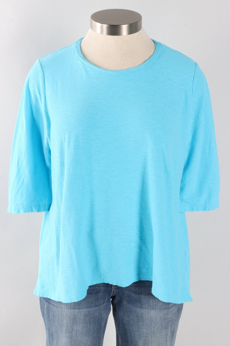 Fawbush's Only! Boxy Hi-Low Tee - Atoll