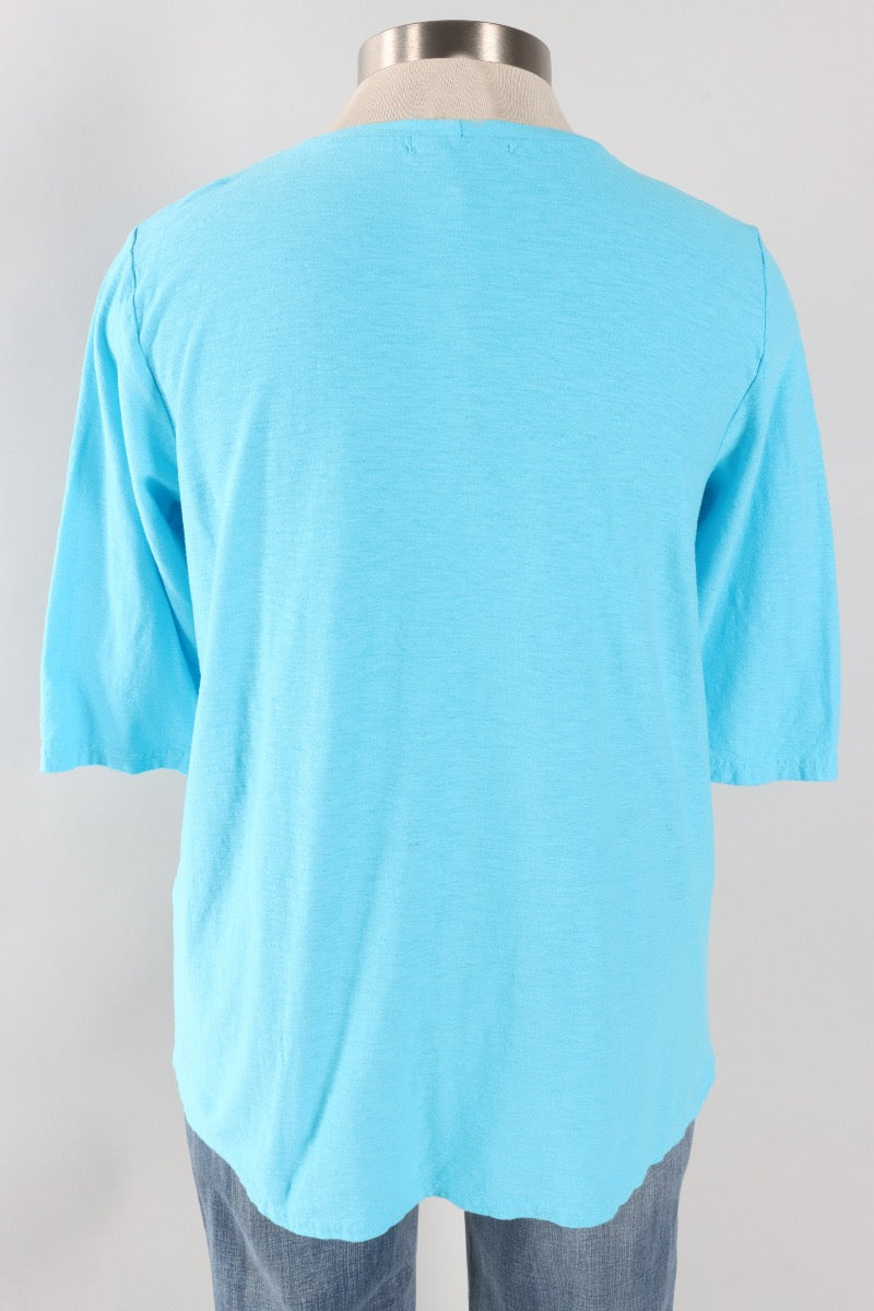 Fawbush's Only! Boxy Hi-Low Tee - Atoll
