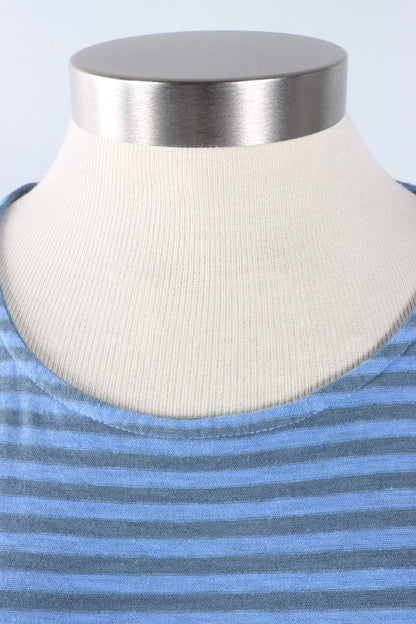 T-Shirt Dress - Forget-me-not Stripe