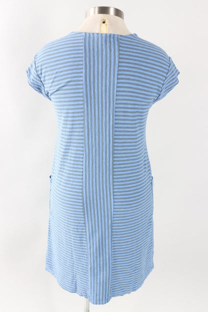 T-Shirt Dress - Forget-me-not Stripe