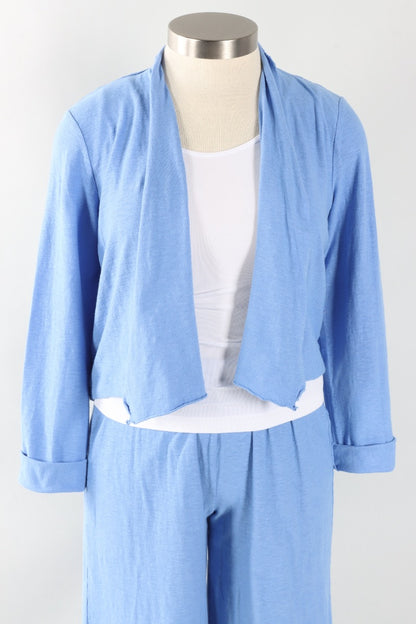 Cropped Cardigan - Forget-me-not