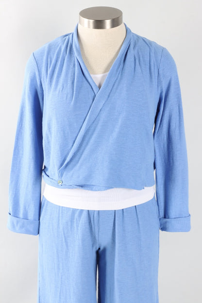 Cropped Cardigan - Forget-me-not