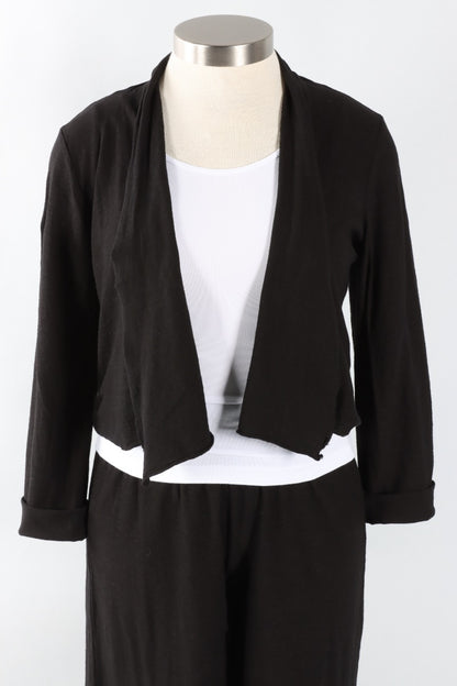 Cropped Cardigan - Black