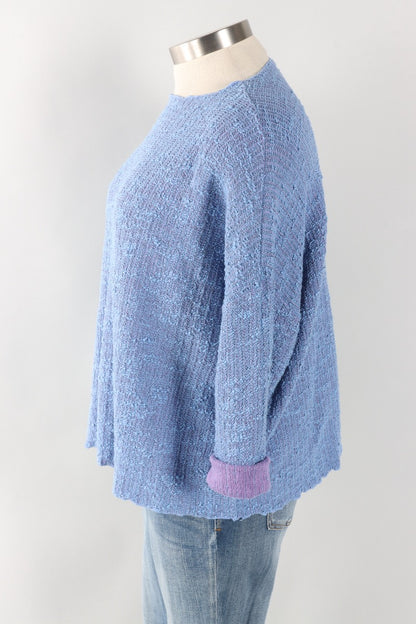 Osize Pocket Pullover - Forget-me-not Sweater Knit