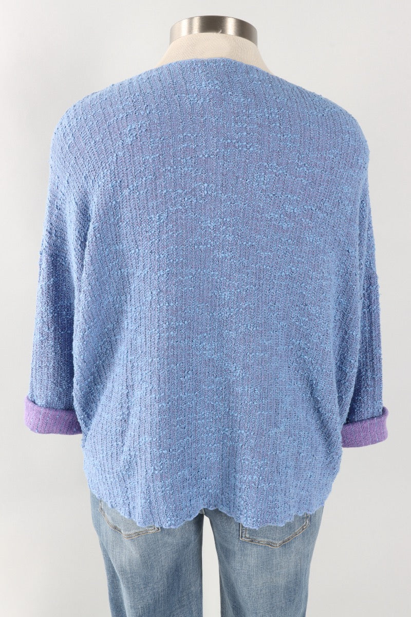 Osize Pocket Pullover - Forget-me-not Sweater Knit
