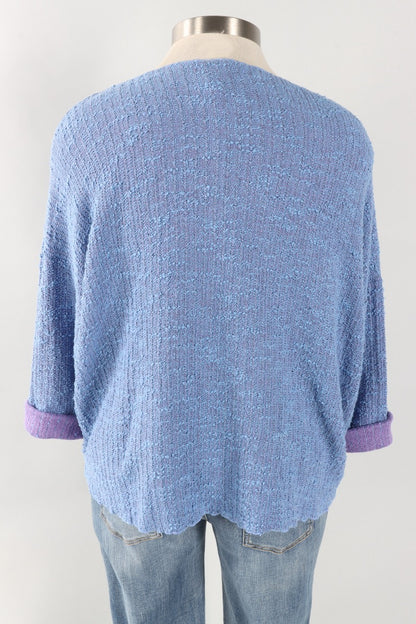 Osize Pocket Pullover - Forget-me-not Sweater Knit