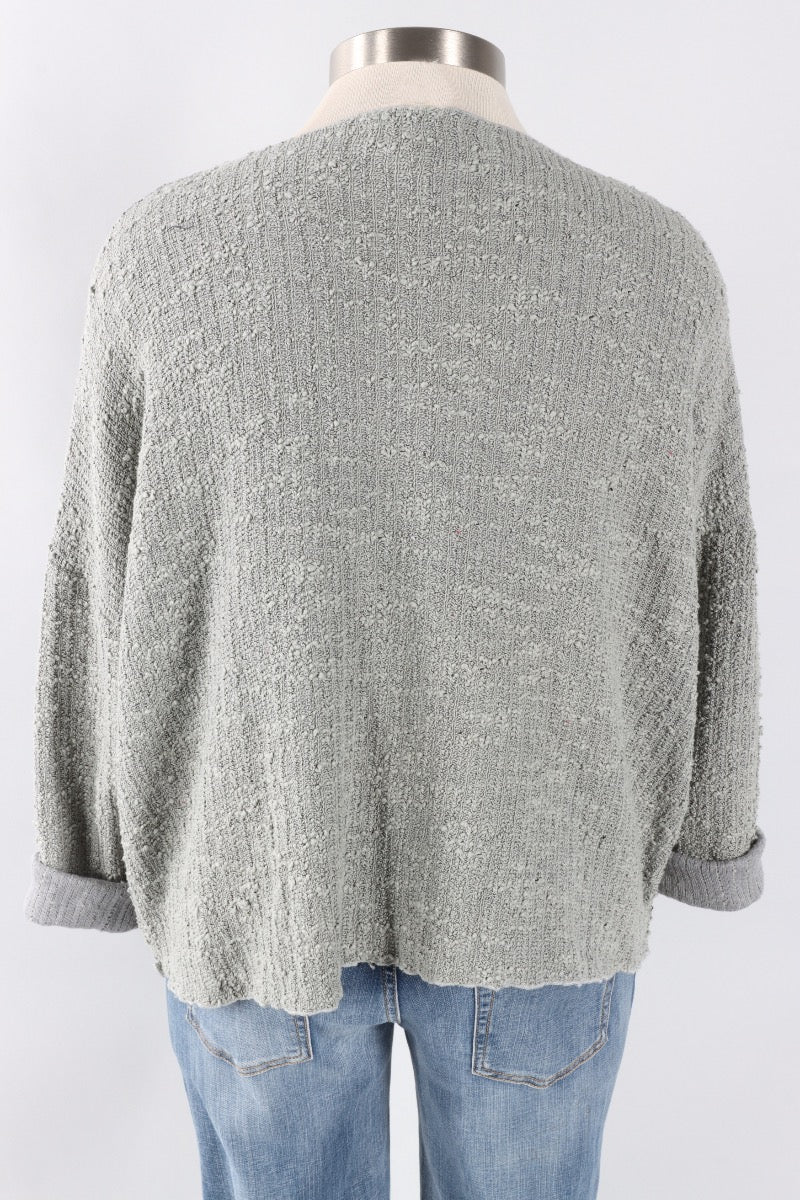 Osize Pocket Pullover - Overcast Sweater Knit